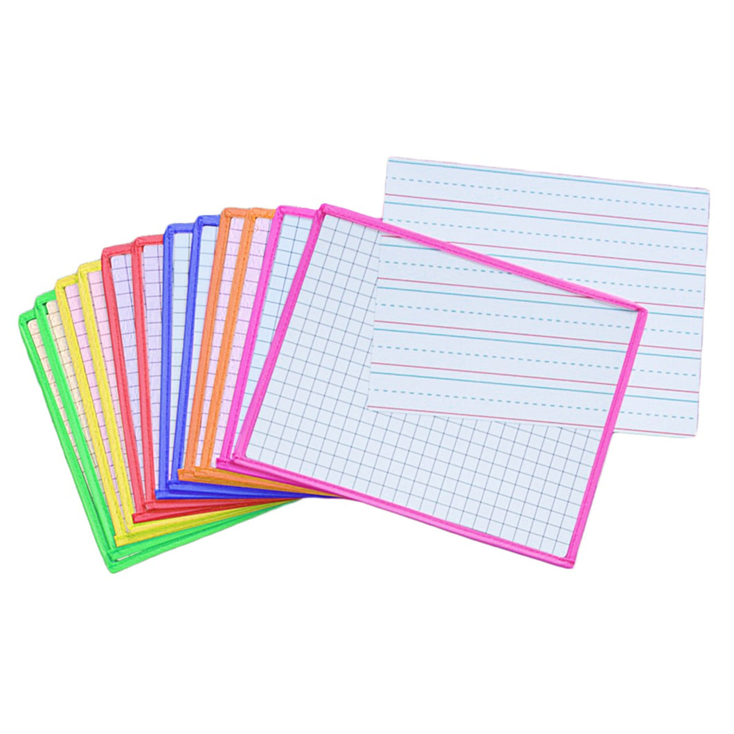 (12) Pack of KleenSlate Clear Dry Erase Replacement Sleeves