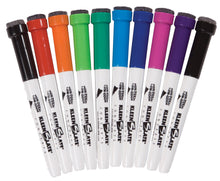 Load image into Gallery viewer, (10) Pack Multi-Color Small Dry Erase Markers with Eraser Caps
