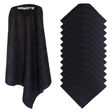 Load image into Gallery viewer, (6) KleenSlate Black Magnetic Microfiber Cleaning Cloths
