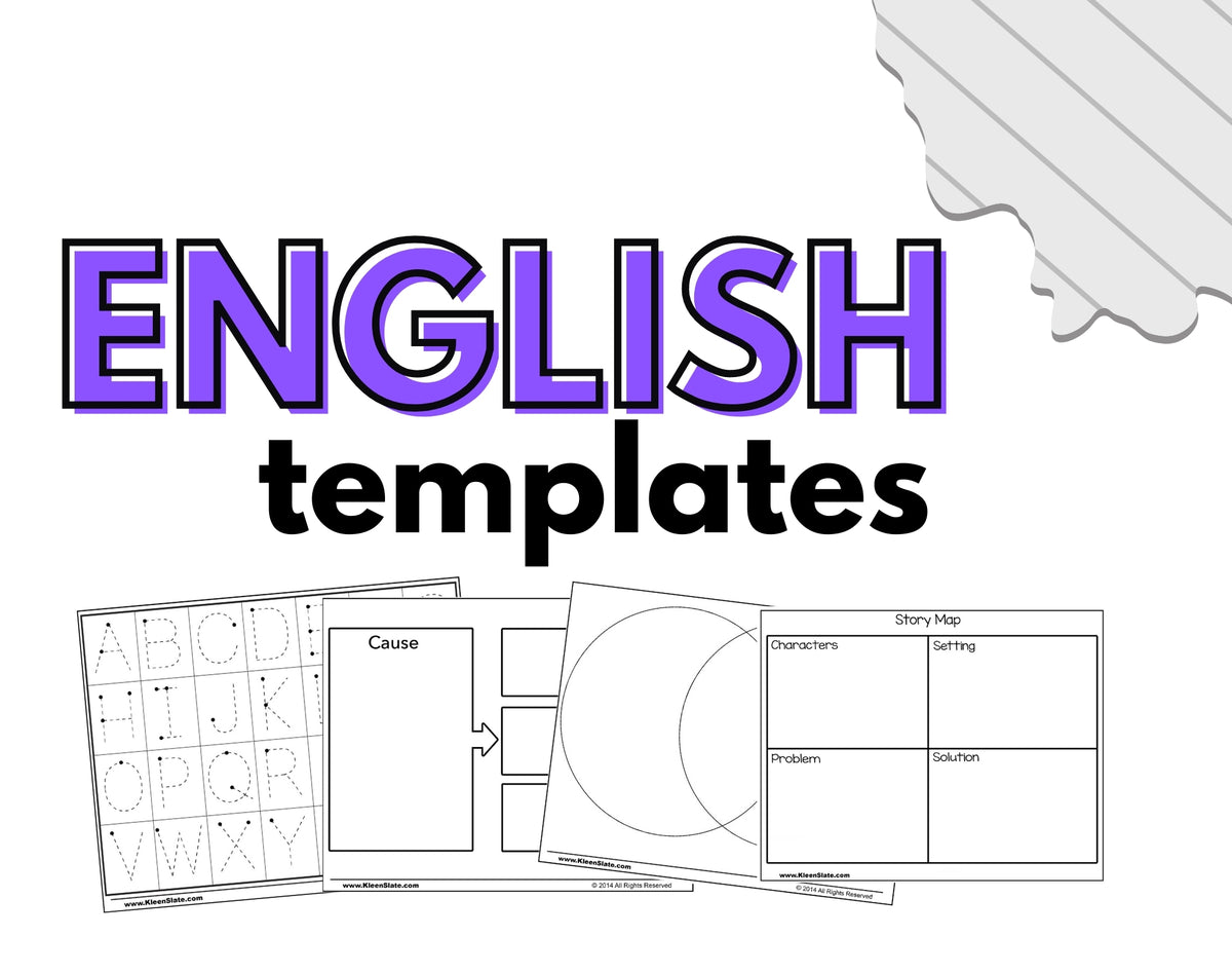 19 English Templates (K-12) – KleenSlate
