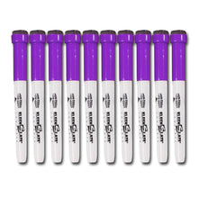 Load image into Gallery viewer, (10) Pack Multi-Color Small Dry Erase Markers with Eraser Caps
