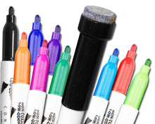 Load image into Gallery viewer, (10) Pack Multi-Color Small Dry Erase Markers with Eraser Caps
